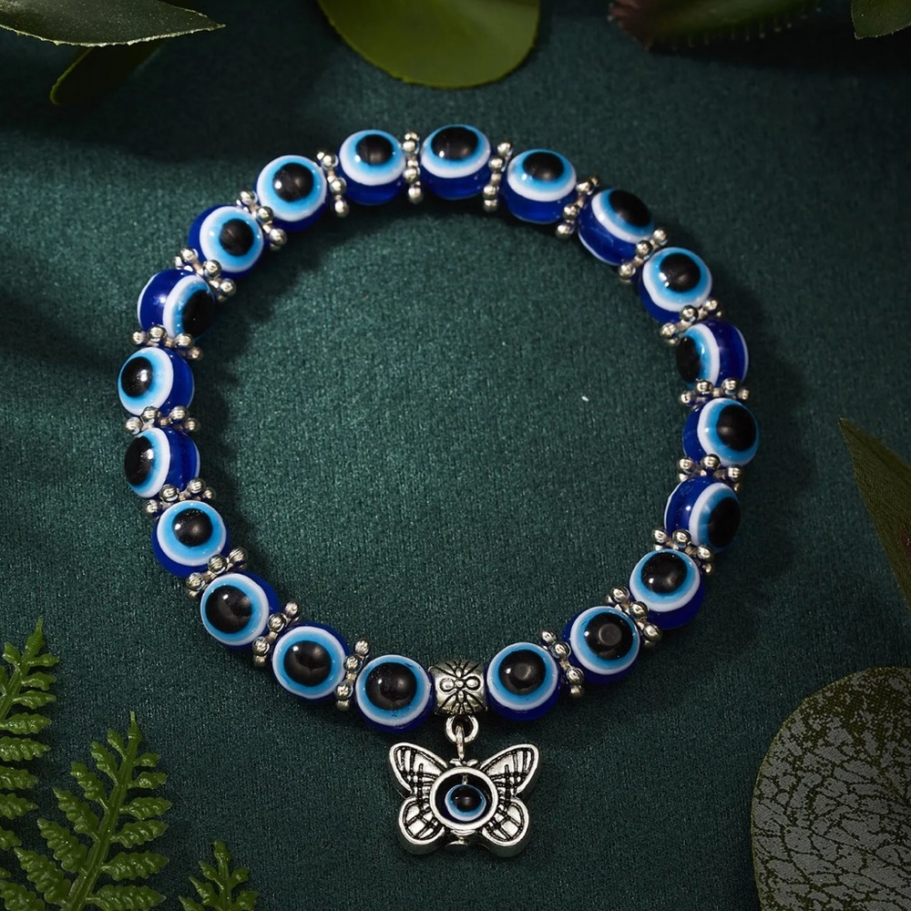 🆕 | Hamsa Bead | Butterfly Lucky Bracelet | 3rd Eye Edition